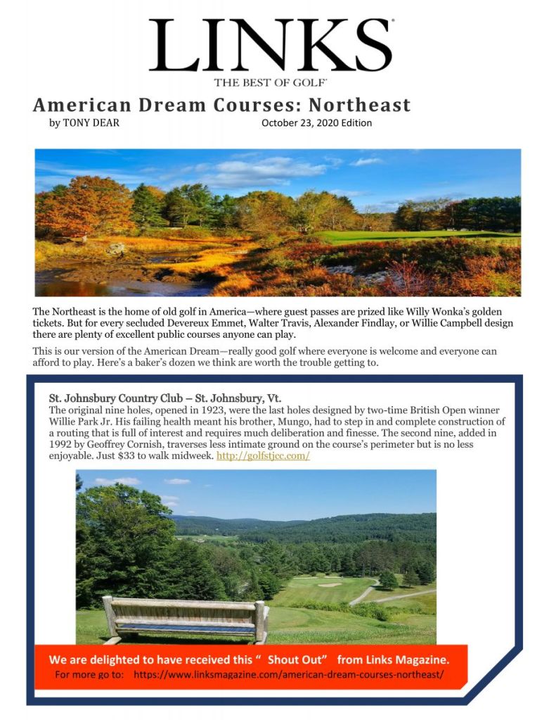 American Dream Course: Northeast article